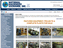 Tablet Screenshot of nationalmachy.com